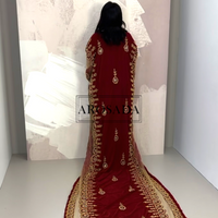 READY TO BE SHIPPED Sadia Magnificent (Burgundy) -Velvet Collection I (TAILORED)