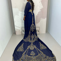 READY TO BE SHIPPED-Opulent Ubax -Chiffon Bridal Dirac(tailored)
