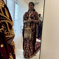 (PRE-ORDER) Faduma Majestic (Burgundy) -Velvet Collection II