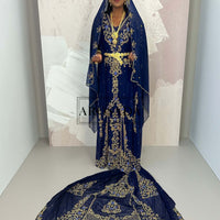 READY TO BE SHIPPED-Opulent Ubax -Chiffon Bridal Dirac(tailored)
