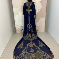 READY TO BE SHIPPED-Opulent Ubax -Chiffon Bridal Dirac(tailored)