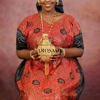 Red Shaash Set with stones (PRE-ORDER)