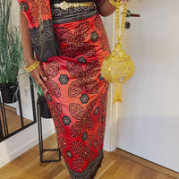 Red Shaash Set with stones (PRE-ORDER)