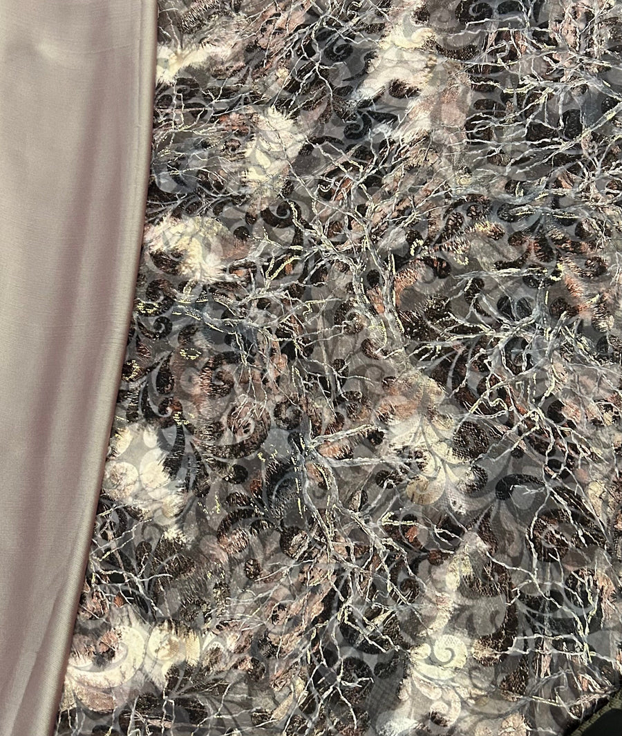 LIMITED EDITION (maqbal-silk harir)     Mauve Plum