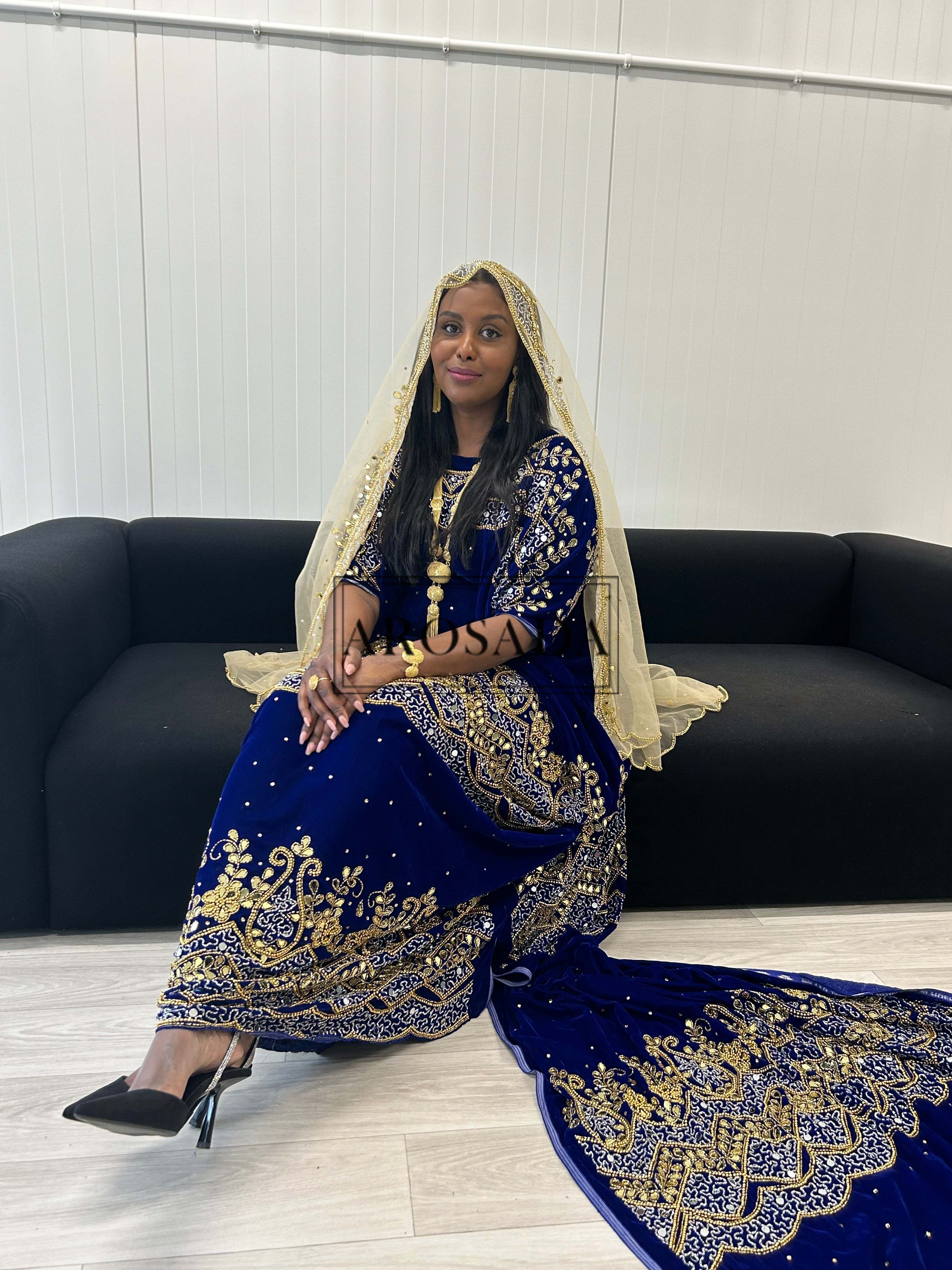 (PRE-ORDER) Faduma Admirable (Royal Bleu) -Velvet Collection II – Arosada