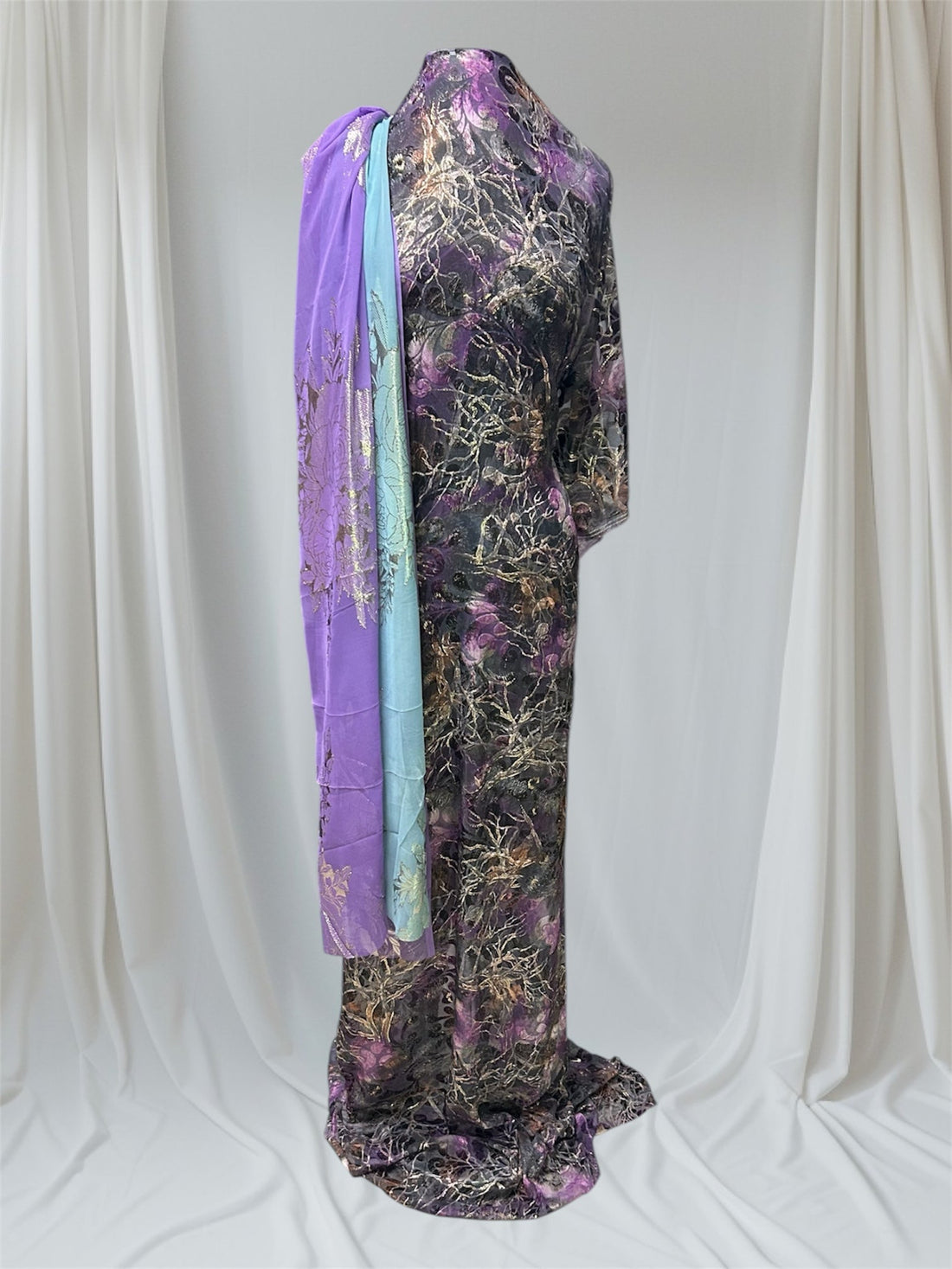 LIMITED EDITION (Maqbal-Silk)            Amethyst Purple