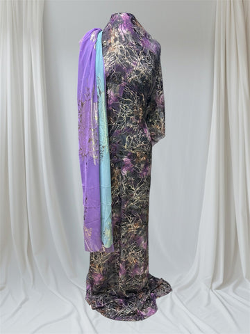 LIMITED EDITION (Maqbal-Silk)            Amethyst Purple