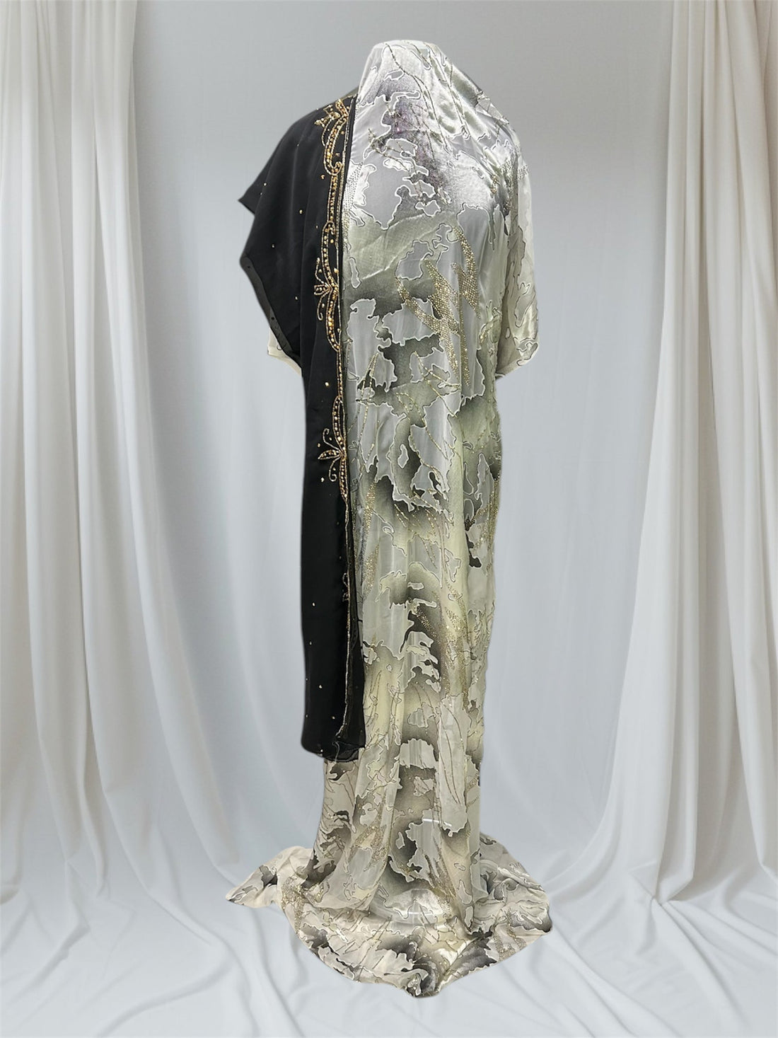 LIMITED EDITION (silk harir)                   Blanco Black