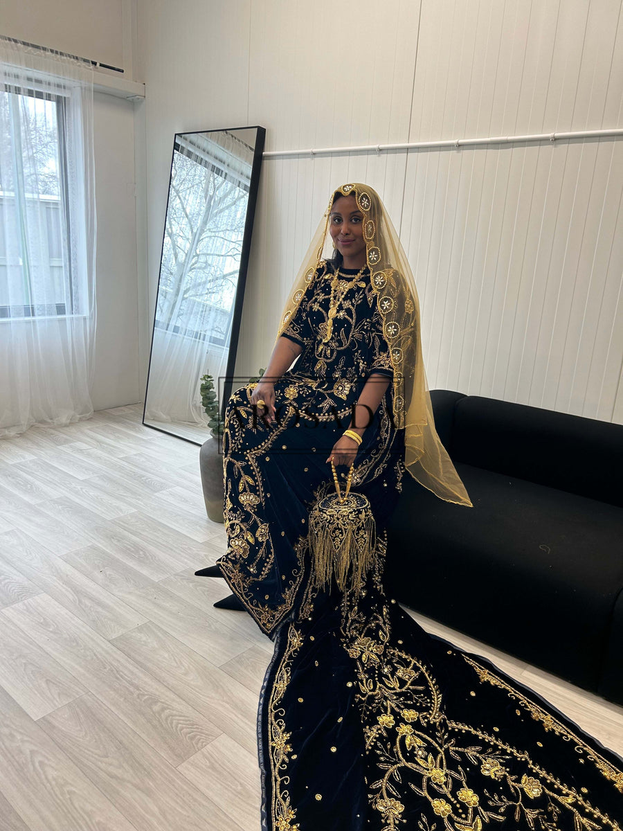 (PRE-ORDER) Faduma  Majestic (Navy Bleu) -Velvet Collection II