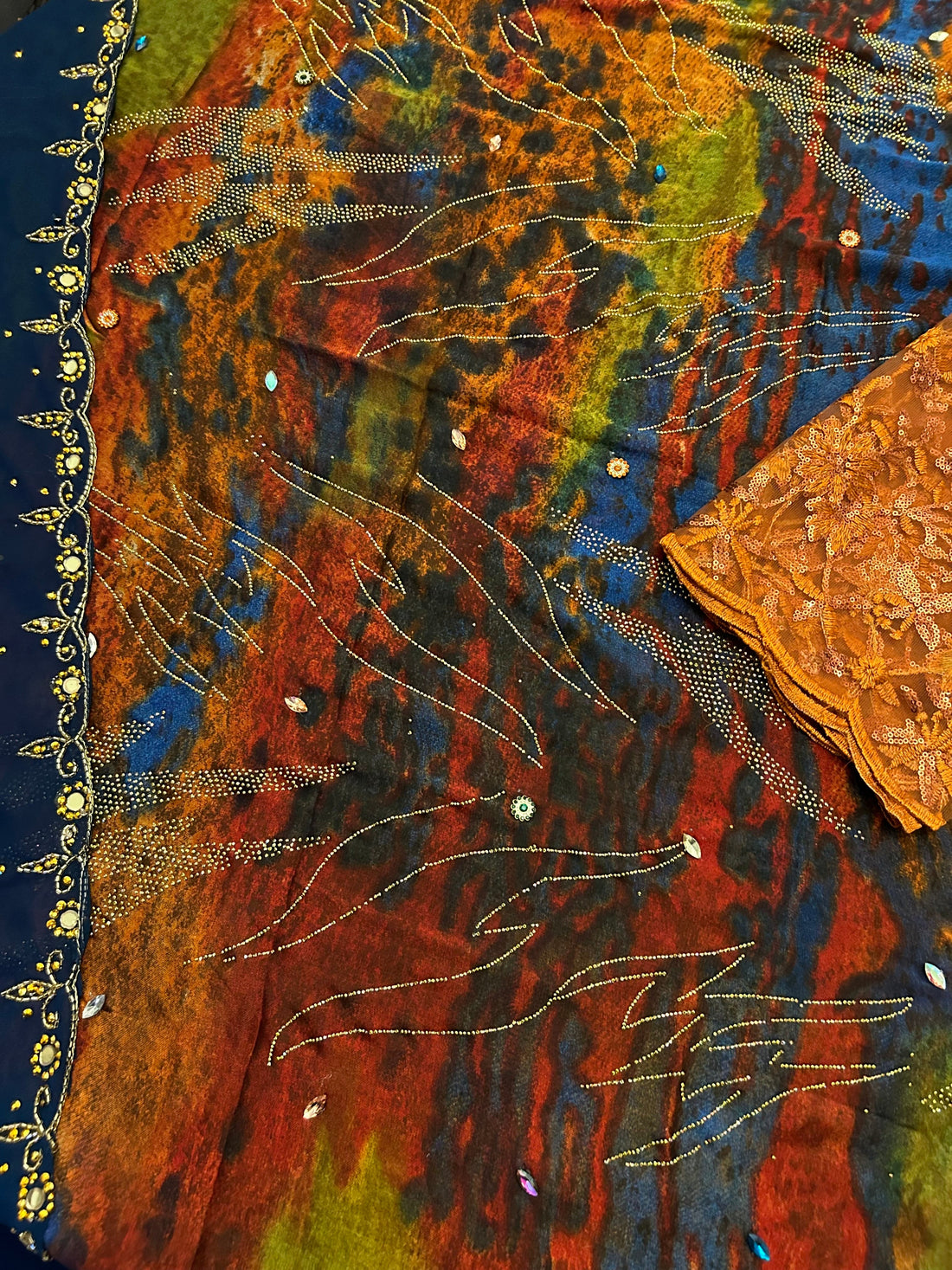 LIMITED EDITION(silk harir)                    Bronze Bleu Sandstorm