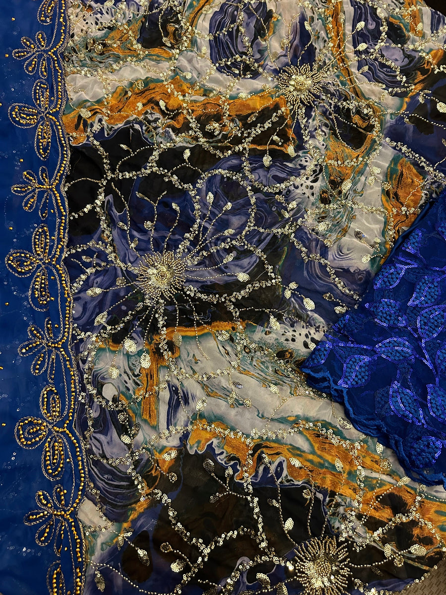 LIMITED EDITION (chiffon shimmer) Benchmark Bleu