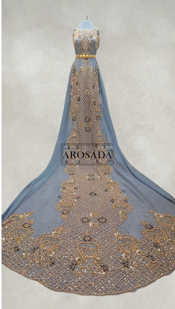 PRE-ORDER Idman Irresistible (Grey)-Chiffon Bridal Dirac