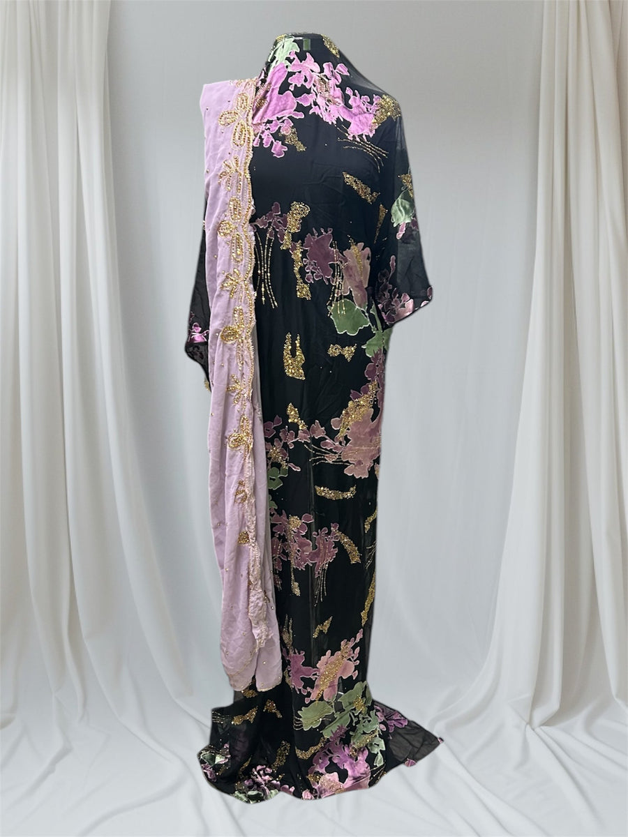 LIMITED EDITION(silk harir)                     Royal Lime-Pink