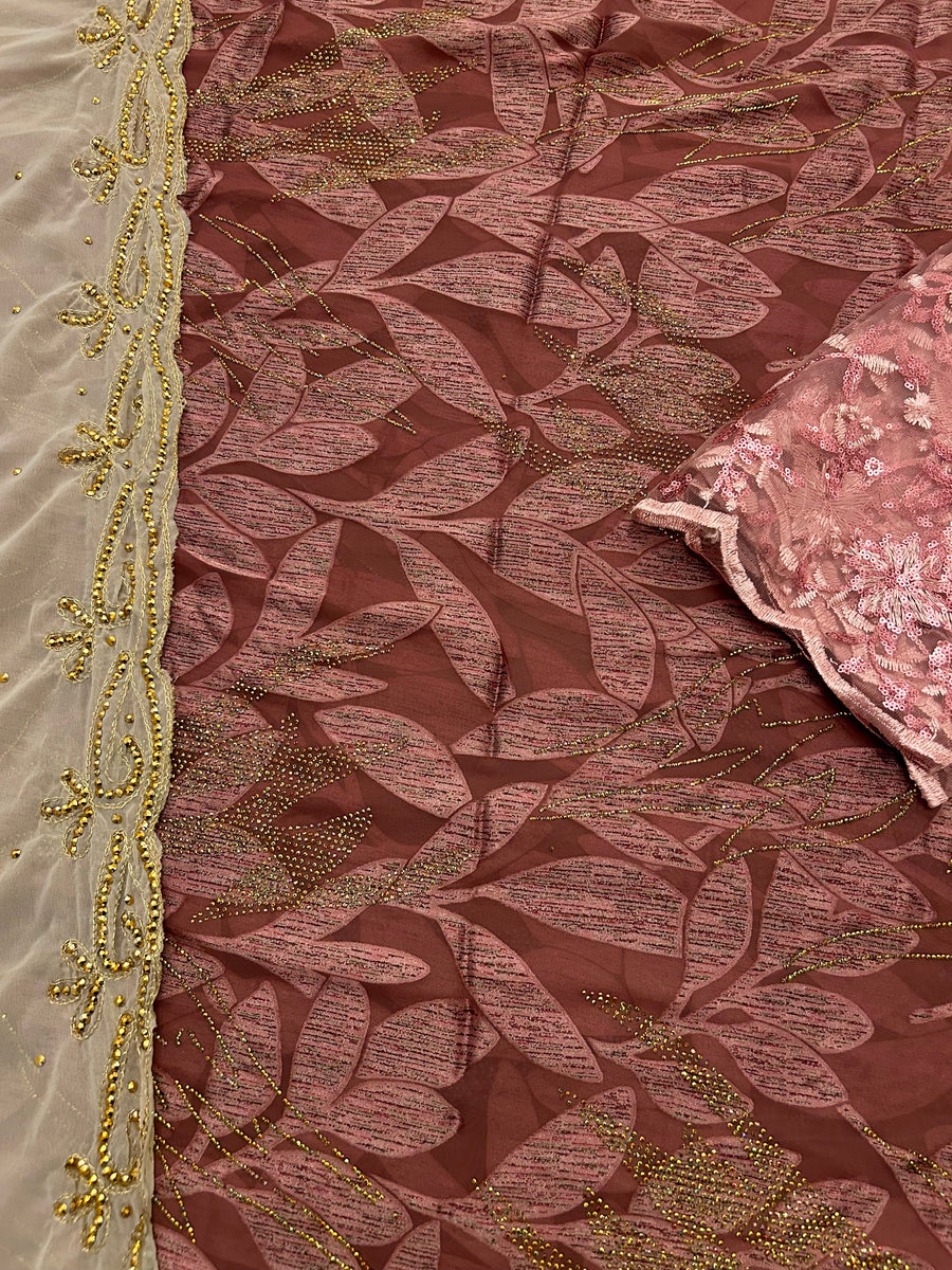 LIMITED EDITION (silk harir)                   Thulian Pink