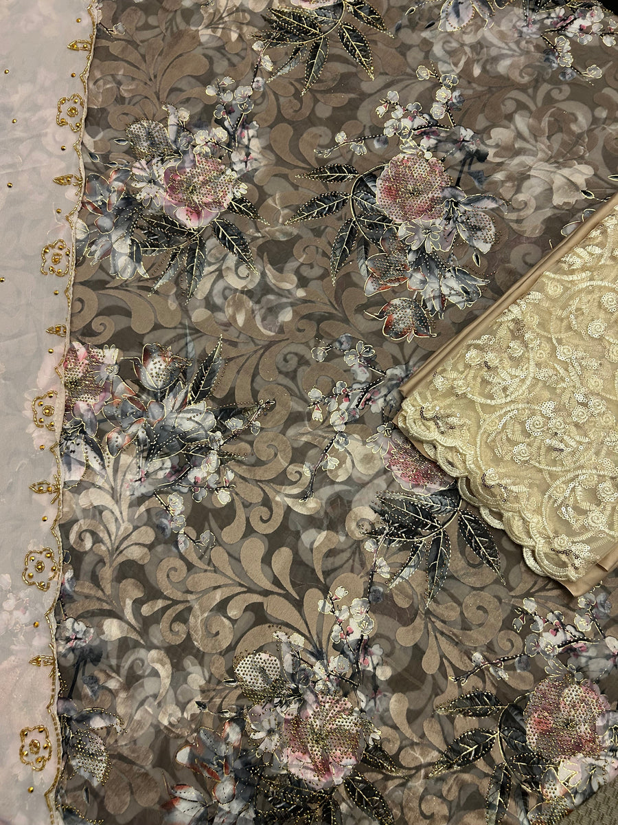 LIMITED EDITION (Maqbal-Silk) Golden Flower Heaven