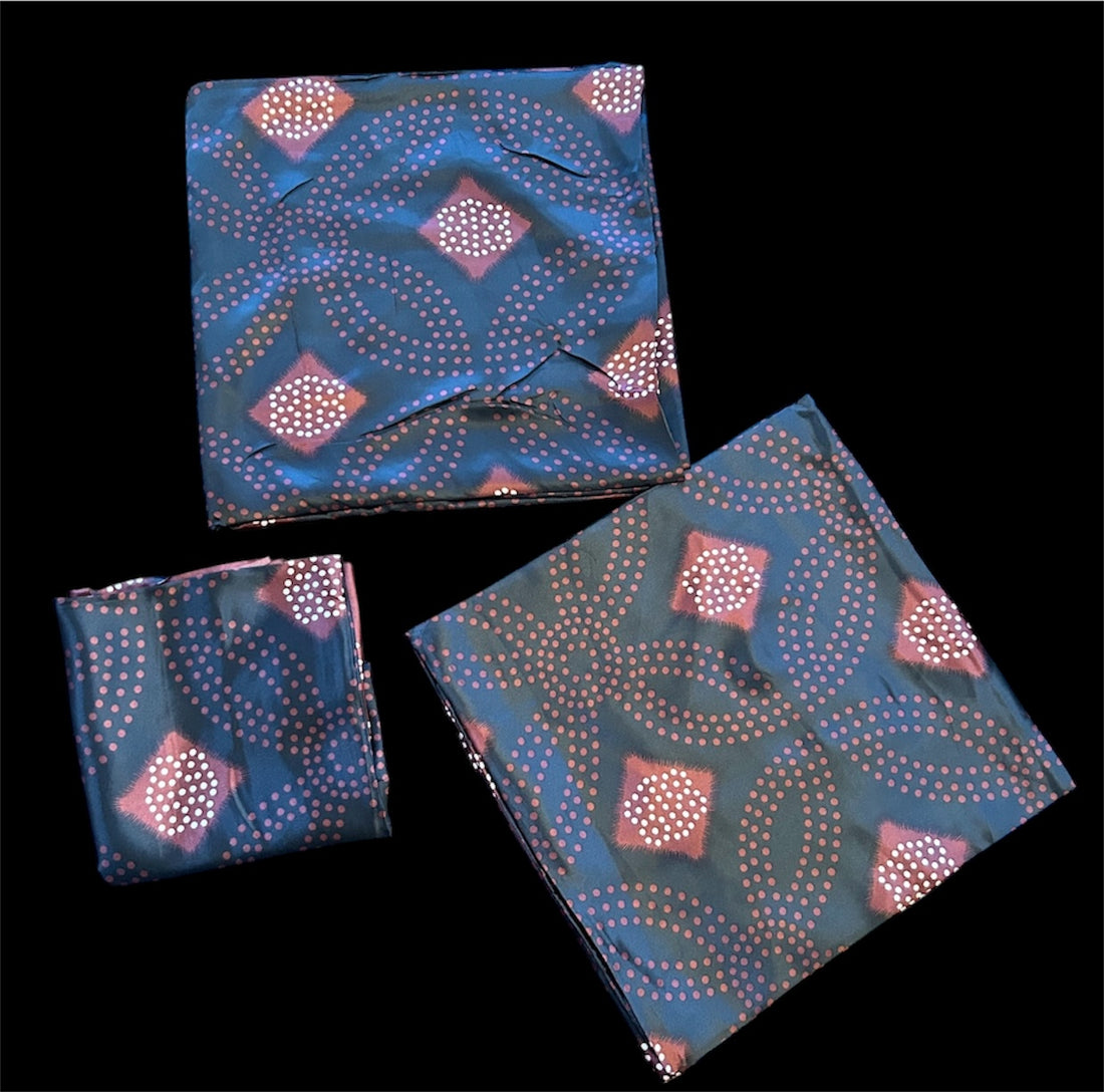 Maroon/Burgundy Silk Set