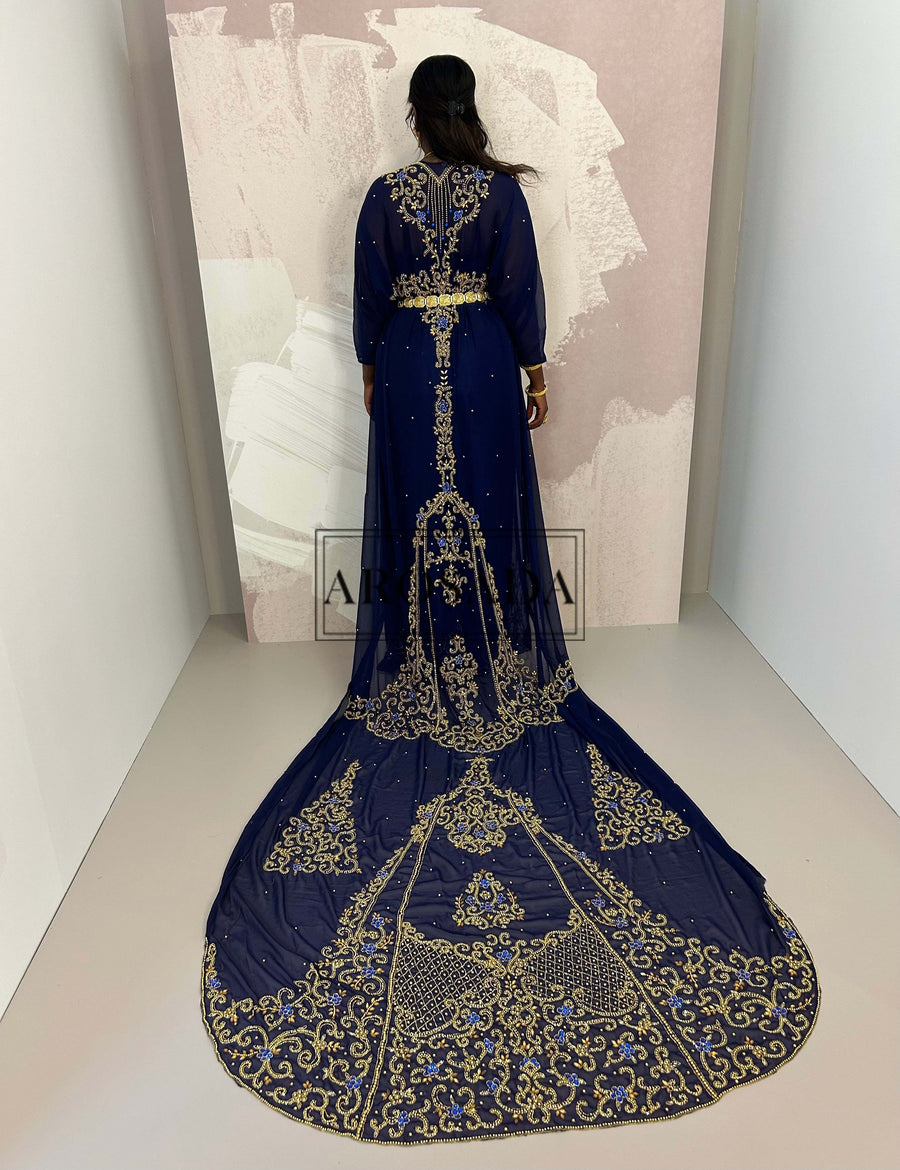 READY TO BE SHIPPED-Opulent Ubax -Chiffon Bridal Dirac(tailored)