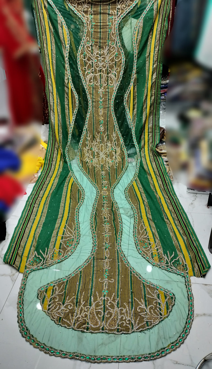 Dark Green Hido Iyo Dhaqan Dirac (PRE-ORDER) – Arosada