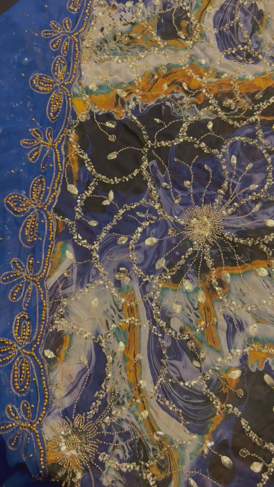 LIMITED EDITION (chiffon shimmer) Benchmark Bleu