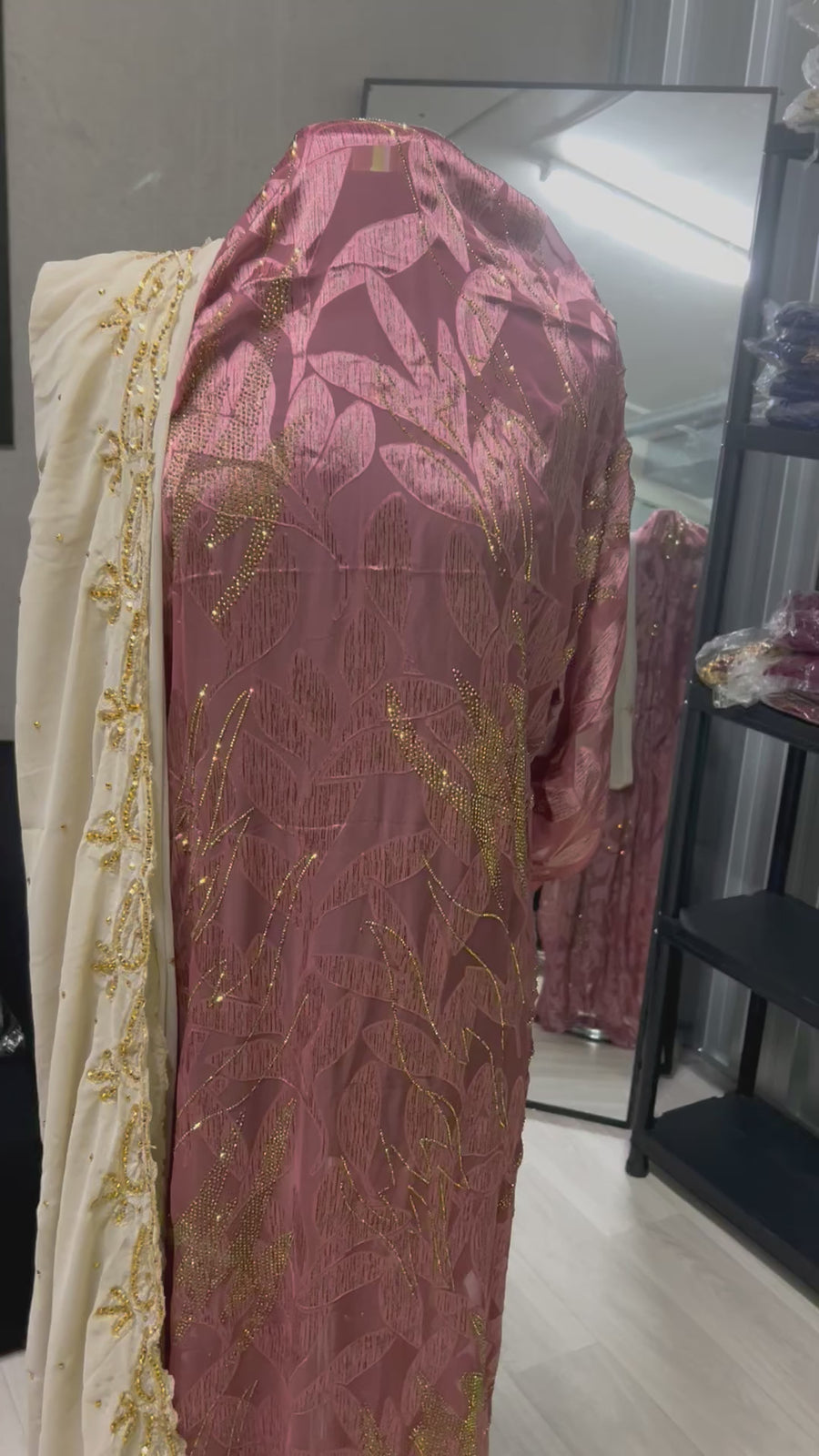 LIMITED EDITION (silk harir)                   Thulian Pink