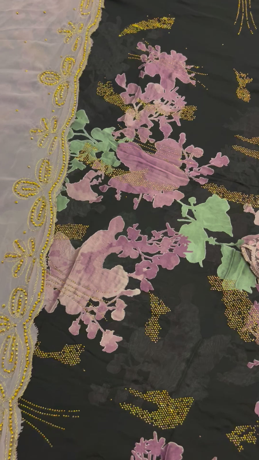 LIMITED EDITION(silk harir)                     Royal Lime-Pink