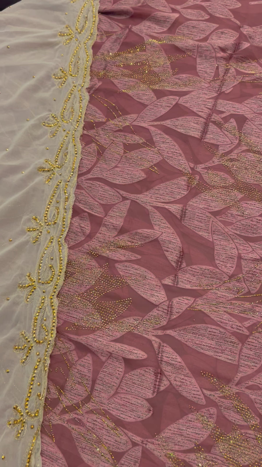LIMITED EDITION (silk harir)                   Thulian Pink
