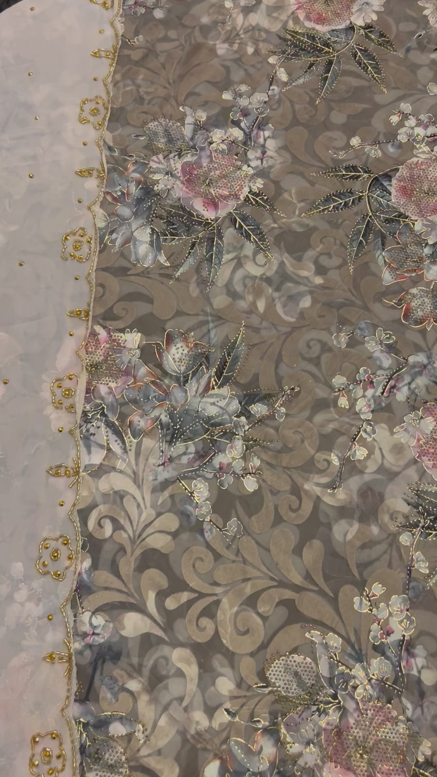 LIMITED EDITION (Maqbal-Silk) Golden Flower Heaven